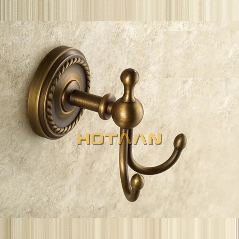 DecorBites™ Brass Wall Hooks & Racks, Clothes Hanger, Towel Coat Robe Hook, Bathroom Accessories