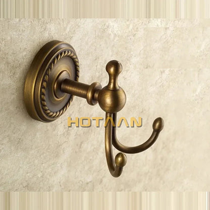 DecorBites™ Brass Wall Hooks & Racks, Clothes Hanger, Towel Coat Robe Hook, Bathroom Accessories
