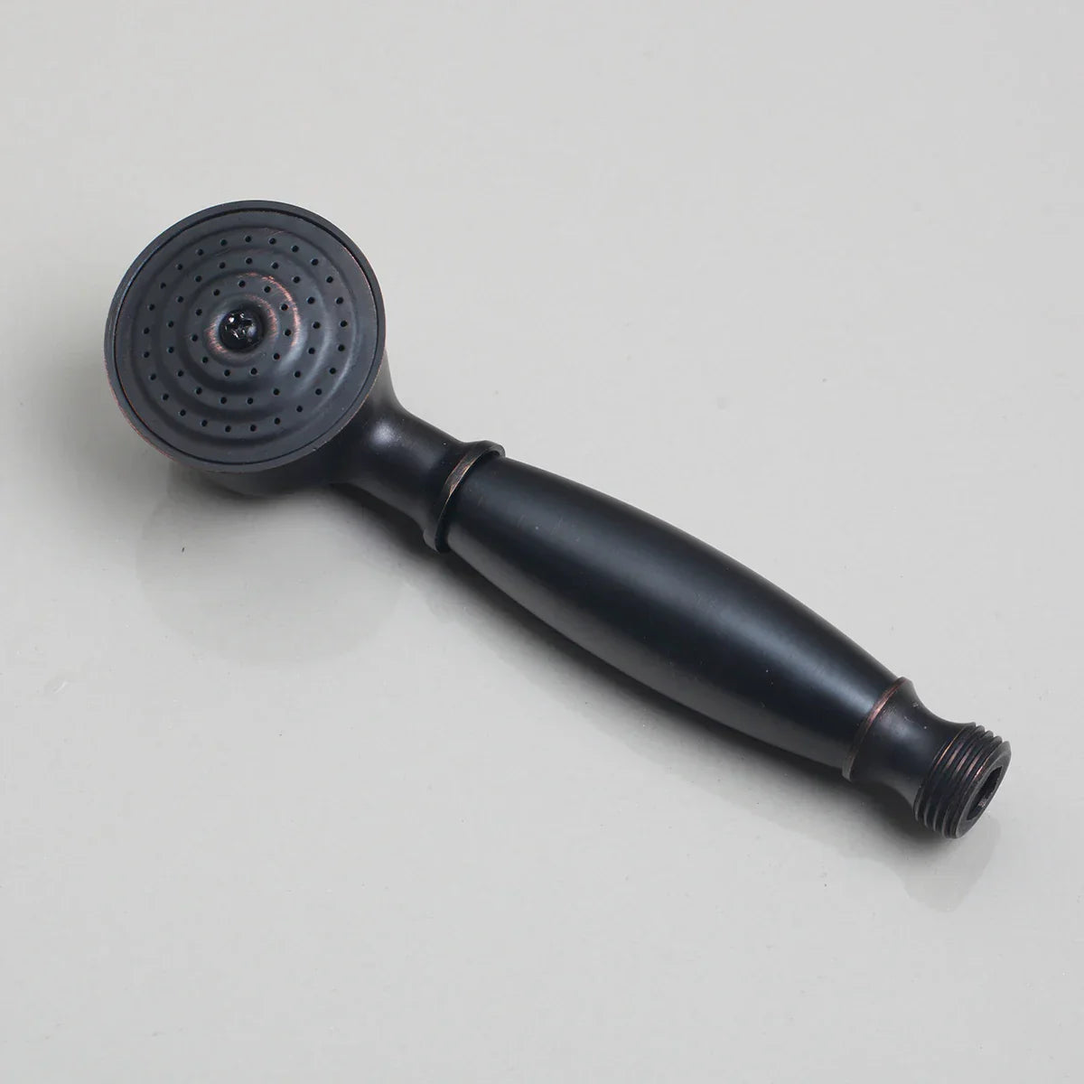 مجموعة صنبور دش مطري مثبت على الحائط من DecorBites™ مقاس 8 بوصات باللون الأسود غير اللامع مع دش محمول باليد