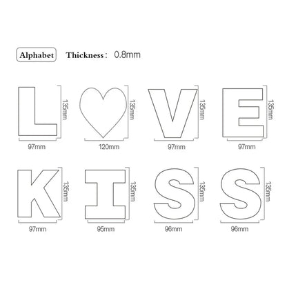 مجموعة قوالب وقوالب تزيين الكيك الأكريليكية DecorBites™ لتزيين عجينة السكر