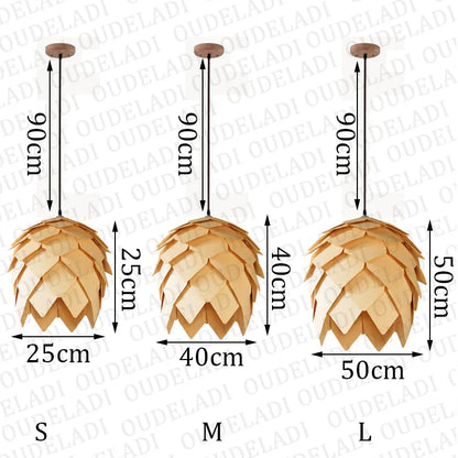 Lámparas colgantes inteligentes tipo rompecabezas hechas a mano DecorBites™ para el hogar, restaurantes y cafeterías