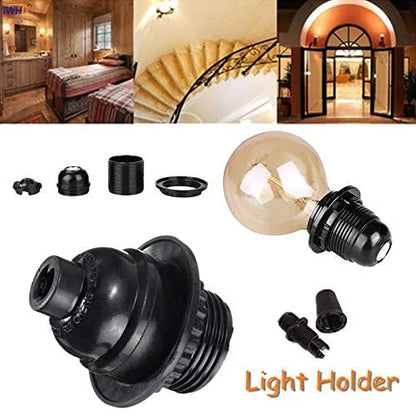 DecorBites™ E27 Socket Bulb Holder with Switch for Light Bulbs - Homekit Compatible