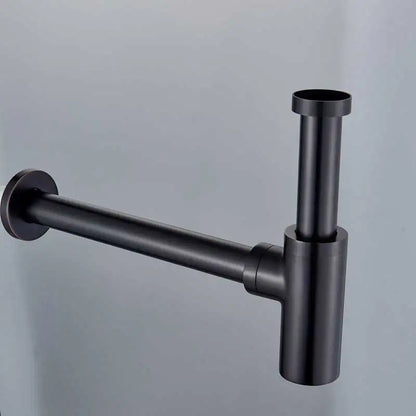 DecorBites™ Bronze Round Siphon Bottle Trap Black P-TRAP for Bathroom Vanity Basin