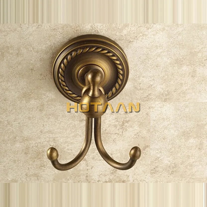 DecorBites™ Brass Wall Hooks & Racks, Clothes Hanger, Towel Coat Robe Hook, Bathroom Accessories