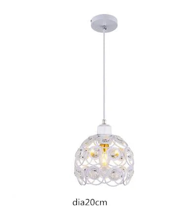 DecorBites™ Crystal Flush Mount Chandelier for Hallway Foyer, Modern Hollow Carved Ceiling Light