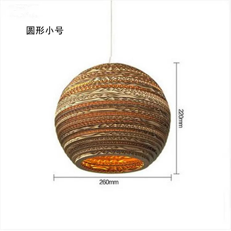DecorBites™ Chinese Paper Pendant Light for Restaurant Living Room, Southeast Asian Style