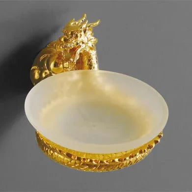 Juego de herrajes para baño DecorBites™ Dragon: Portarrollos de papel, toallero, jabonera (MB-0950A)