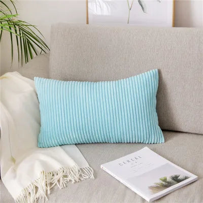 غطاء وسادة مخملي من DecorBites™‎ بنقشة مخملية مزخرفة مقاس 40×60 سم