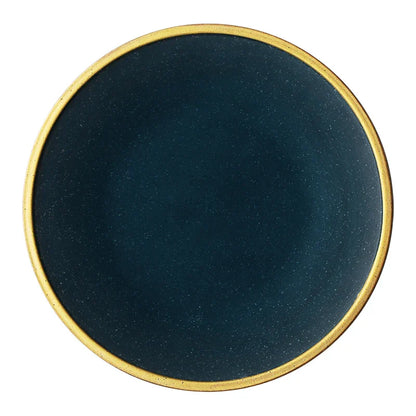 DecorBites™ Ceramic Western Dinnerware Set - Eco-Friendly Porcelain Plates, Bowls, and Cutlery