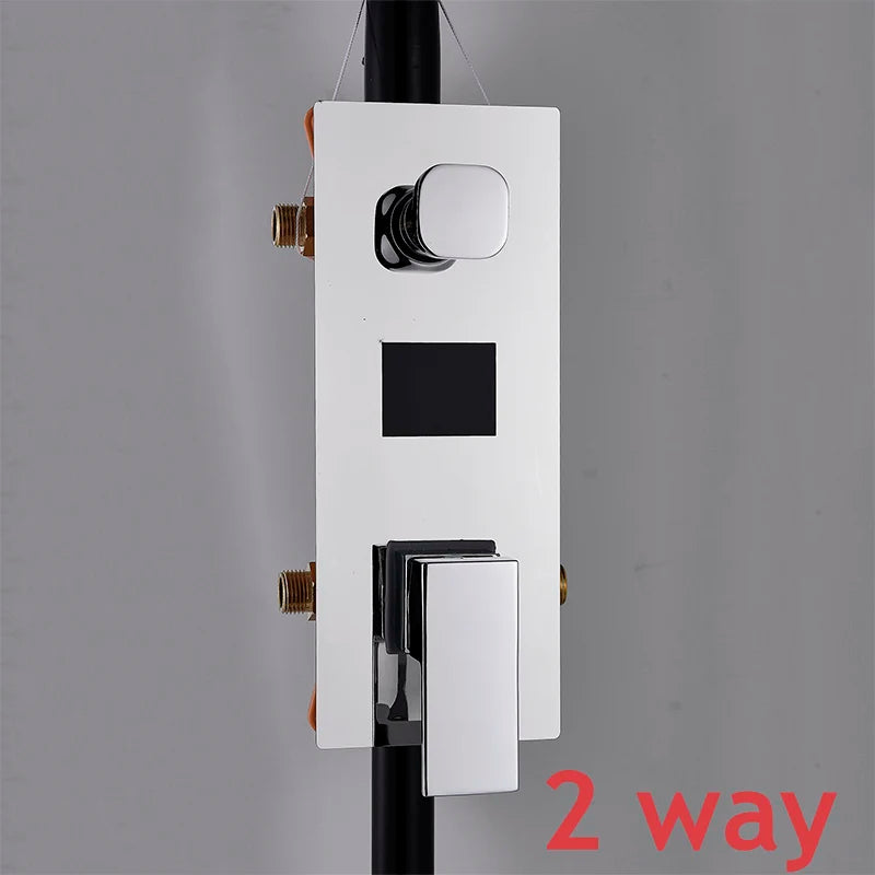 DecorBites™ Bathroom Shower Faucet Set Triple Mixer Valve Thermostatic Cartridges, 2-3 Ways