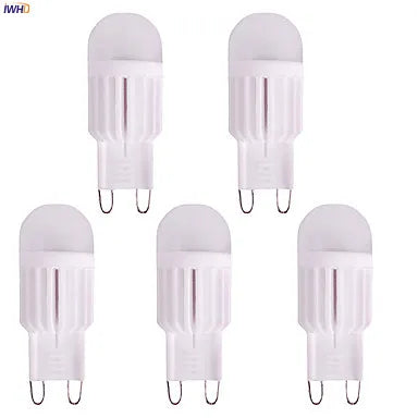 DecorBites™ 5pcs Dimmable LED G9 Bulb 1.5W COB 100LM Warm White 110V-220V