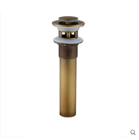 DecorBites™ Antique Brass Basin Sink Drain - 6 Styles