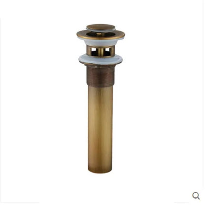 DecorBites™ Antique Brass Basin Sink Drain - 6 Styles