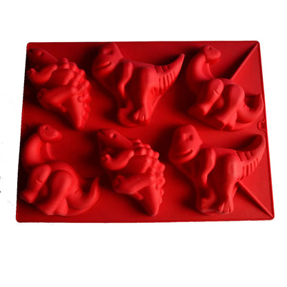 DecorBites™ Dinosaur Silicone Cake Mould for Creative Birthday Cake Decoration