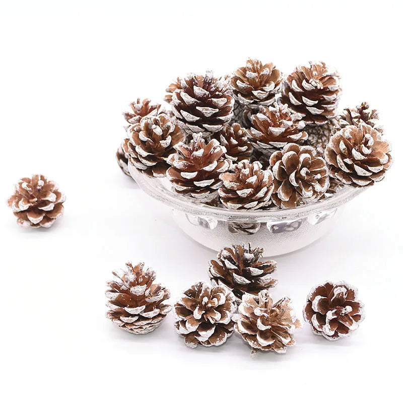 10pcs Artificial Rattan Pine Flowers