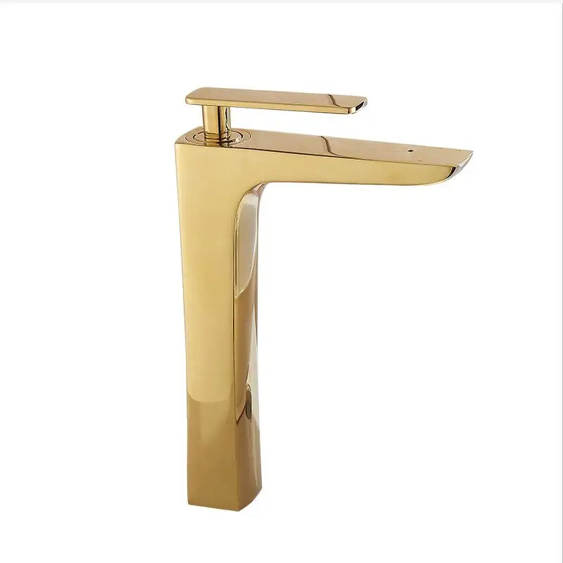 DecorBites™ Basin Faucet: Black/White Brass Mixer Tap, Bathroom Sink Water Crane, Hot & Cold.