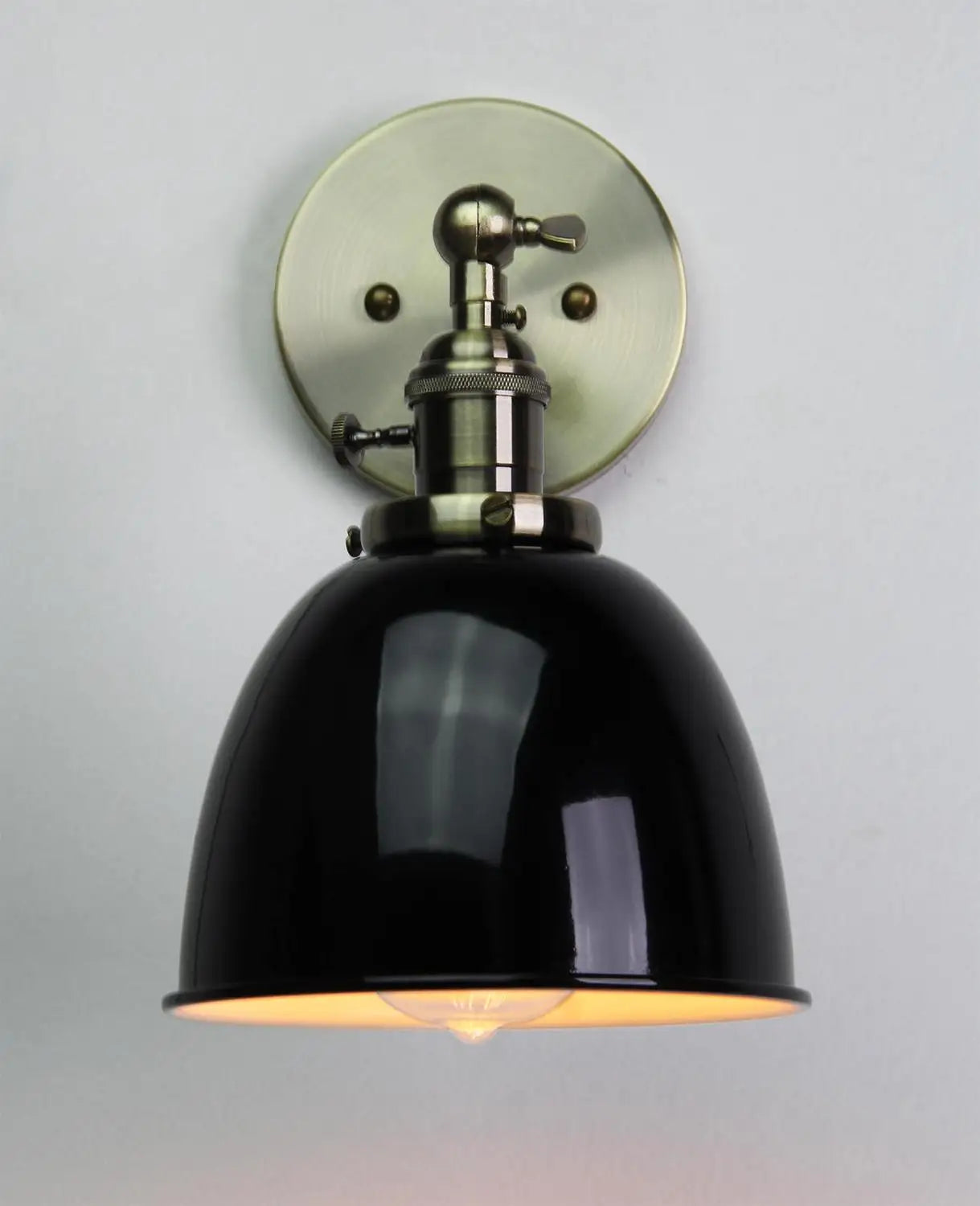 DecorBites™ Industrial Black Wall Sconce 6.5'' Modern Stair Light Fixtures