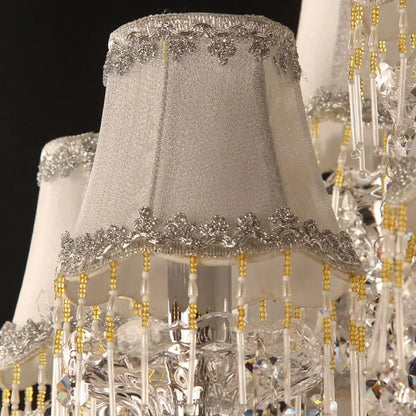 DecorBites™ Crystal Chandelier: Modern Living Bedroom Lighting Fixture