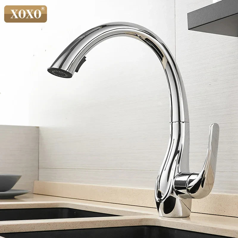 Grifo mezclador de agua extraíble monomando para cocina DecorBites™ Golden