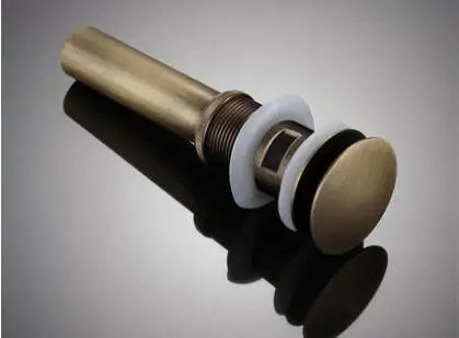 DecorBites™ Brass Pop Up Bathroom Basin Waste Drain With Overflow/Without Overflow