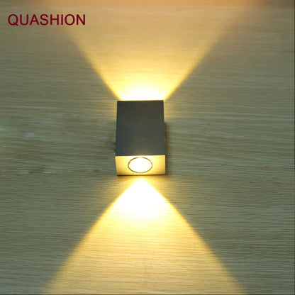 DecorBites™ LED Square Wall Lamp for Bedroom/Dining/Restroom - Modern Up Down Spot Light