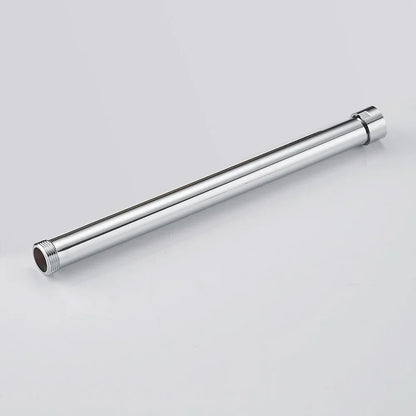 DecorBites™ 12" Gold Solid Brass Shower Mounting Bracket Extension Tube Arm for Bathroom Shower