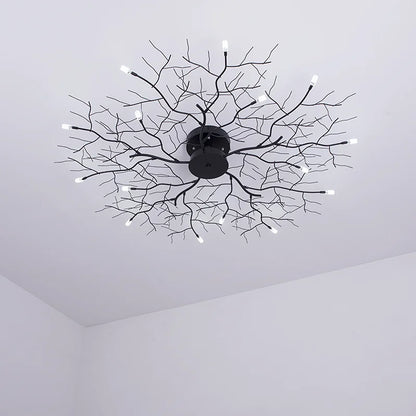 DecorBites™ LED Branch Iron Ceiling Lamp for Bedroom & Living Room Decor