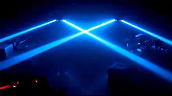 Decorbites™ Acht-Augen-LED-Strahl-Scan-Bühnenlicht: Vier-Strahl-Leiste Disco-Party-Effekt