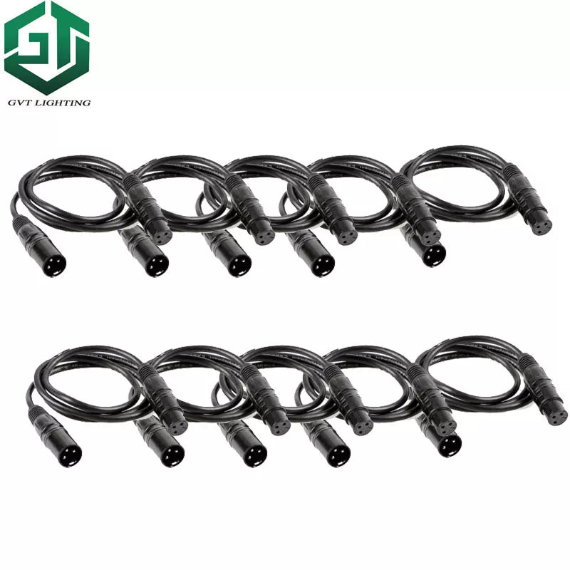 Decorbites™ DMX-Kabel 1 m für Bühnenbeleuchtungspult Moving Head Par Laserlichter