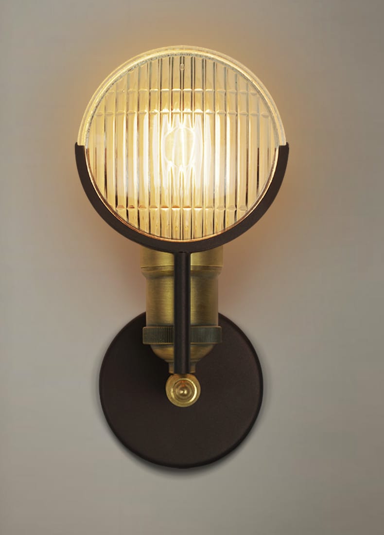 Lámpara de Pared LED de Vidrio Art Deco Moderno para Dormitorio y Vestíbulo