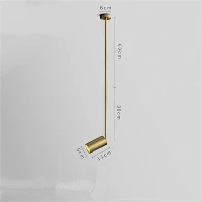 DecorBites™ LED Golden Ceiling Spotlight for Living & Dining Room - Modern Luminaria Lamp