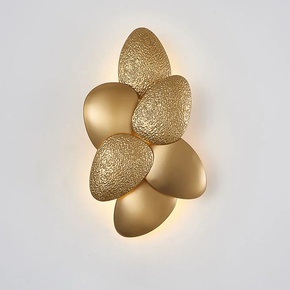 DecorBites™ Golden Stainless Steel LED Wall Sconce for Bedroom & Corridor