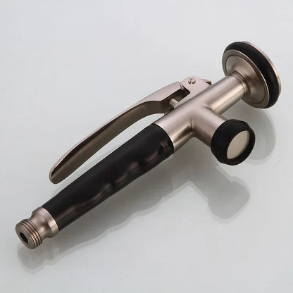 DecorBites™ Brass Kitchen Sprayer Head with Lock in Chrome/Brushed Nickel Finish