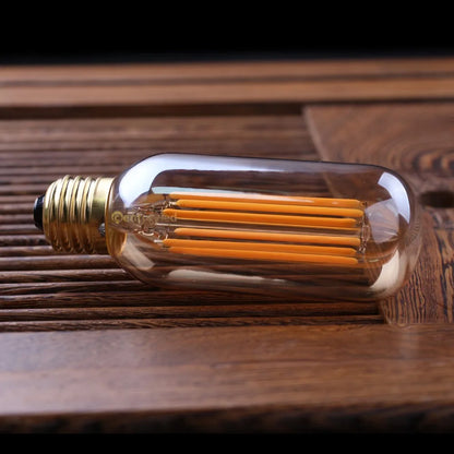 DecorBites™ 6W 220V LED Tubular Filament Bulb Gold Tint Dimmable E26 E27 2200K
