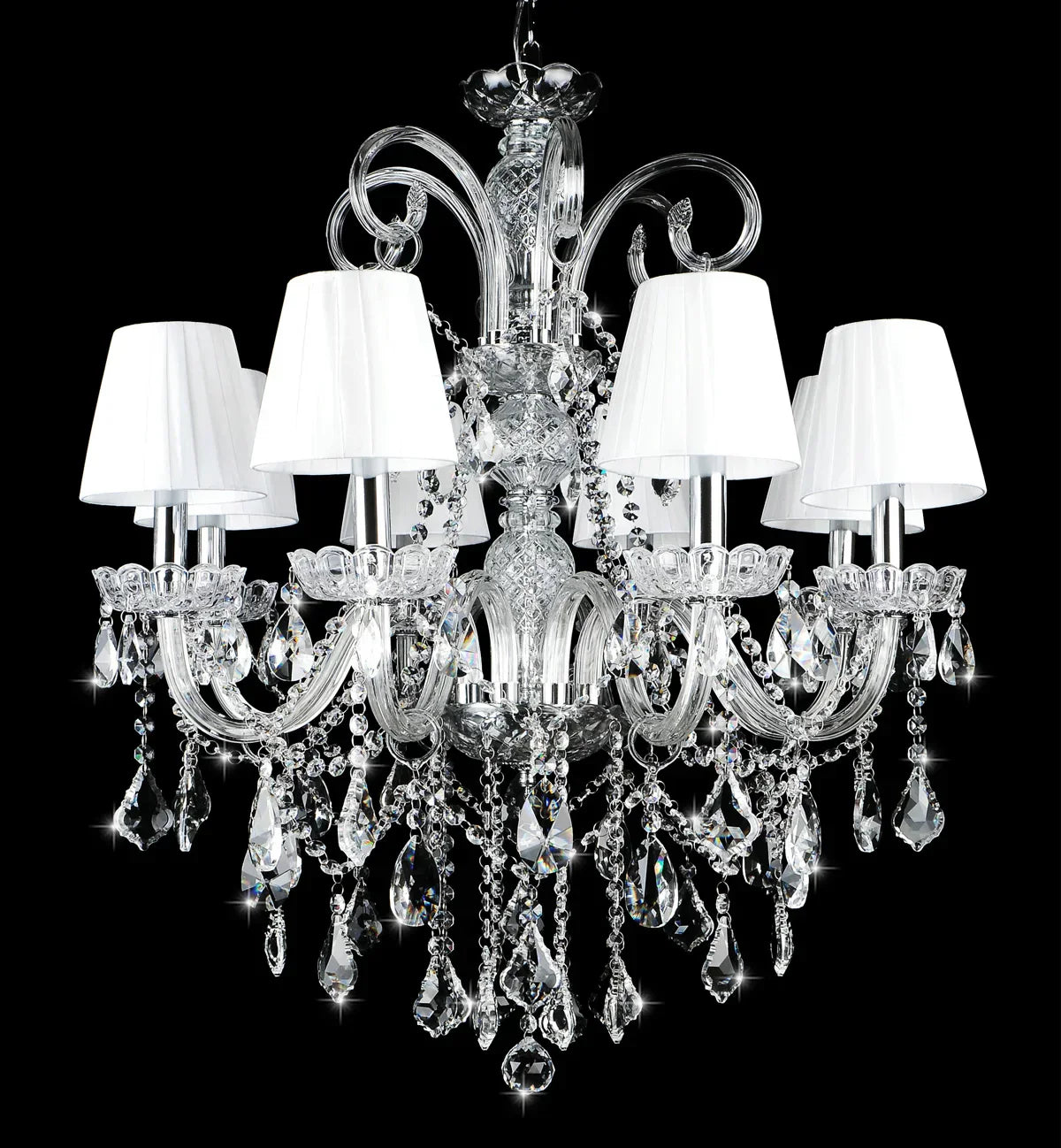 DecorBites™ Elegant Crystal Chandelier for Living Room Dining Bedroom