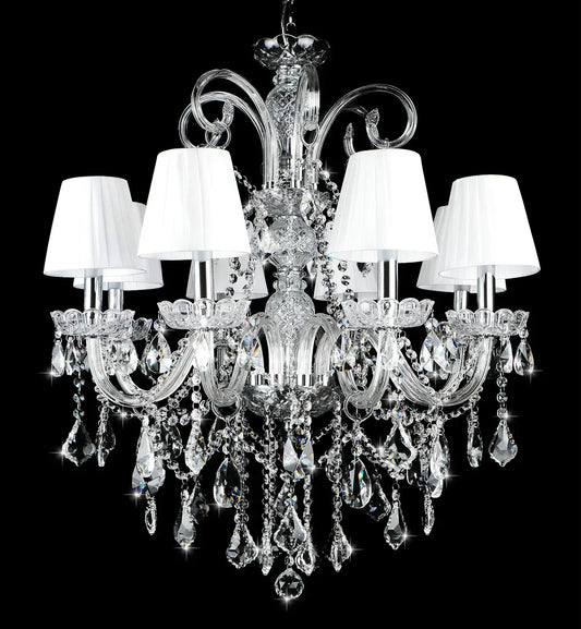 DecorBites™ Elegant Crystal Chandelier for Living Room Dining Bedroom