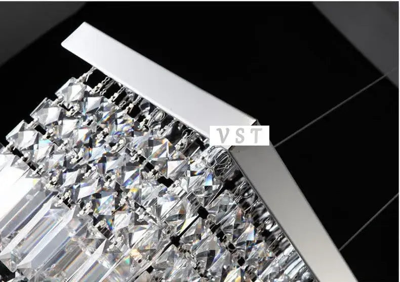 DecorBites™ Upscale Modern Crystal Chandelier for Dining Room