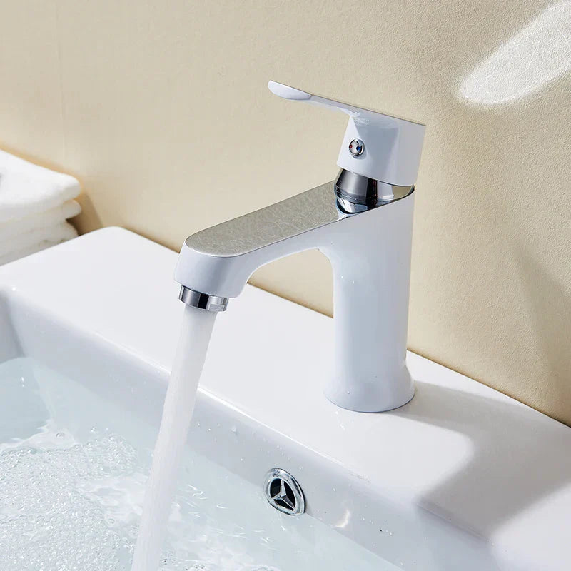 DecorBites™ Basin Brass Faucet Multi-color Bath Mixer, Cold Hot Water Taps, Innovative Fashion Style