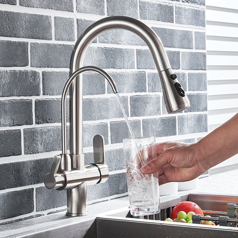 Decorbites™ Zweihand-Wasserfilterarmatur mit 360-Grad-Drehung