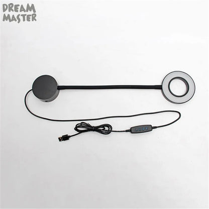 DecorBites™ Dimmable LED Wall Lamp for Bedside Reading, USB Powered, Gooseneck Bedroom Light
