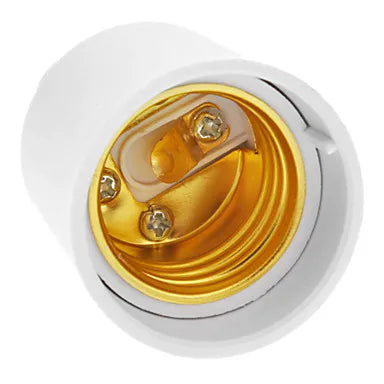 Adaptador DecorBites™ para portalámparas LED G24 a E27 - Blanco