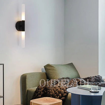 DecorBites™ LED Tube Wall Light for Bedroom Bathroom Foyer Living Room, Modern Metal Up Down Lamps