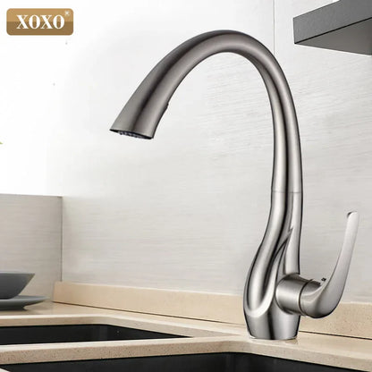 Grifo mezclador de agua extraíble monomando para cocina DecorBites™ Golden