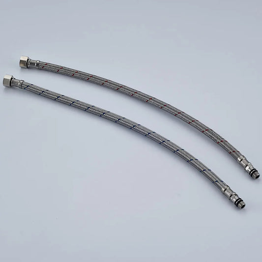 DecorBites™ 40cm Stainless Steel Faucet Plumbing Hose for Hot & Cold Water