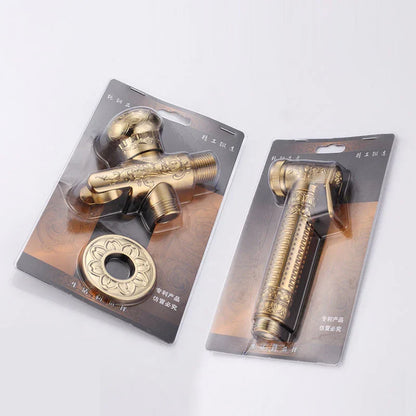 DecorBites™ Brass Wall Mounted Bidet Faucet Handheld Hygienic Shower Spray Head