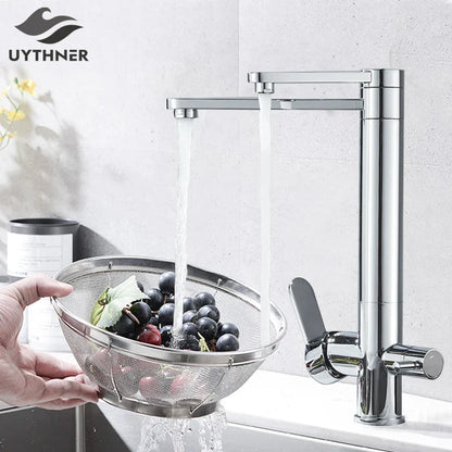 Decorbites™ Zweihand-Wasserfilter-Küchenarmatur mit 360°-Drehung und Wasserreinigung