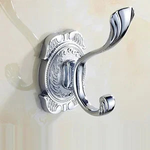 Gancho de pared de cromo dorado Decorbites™ para ropa, perchero, conjunto de ganchos para toallas, abrigos y batas