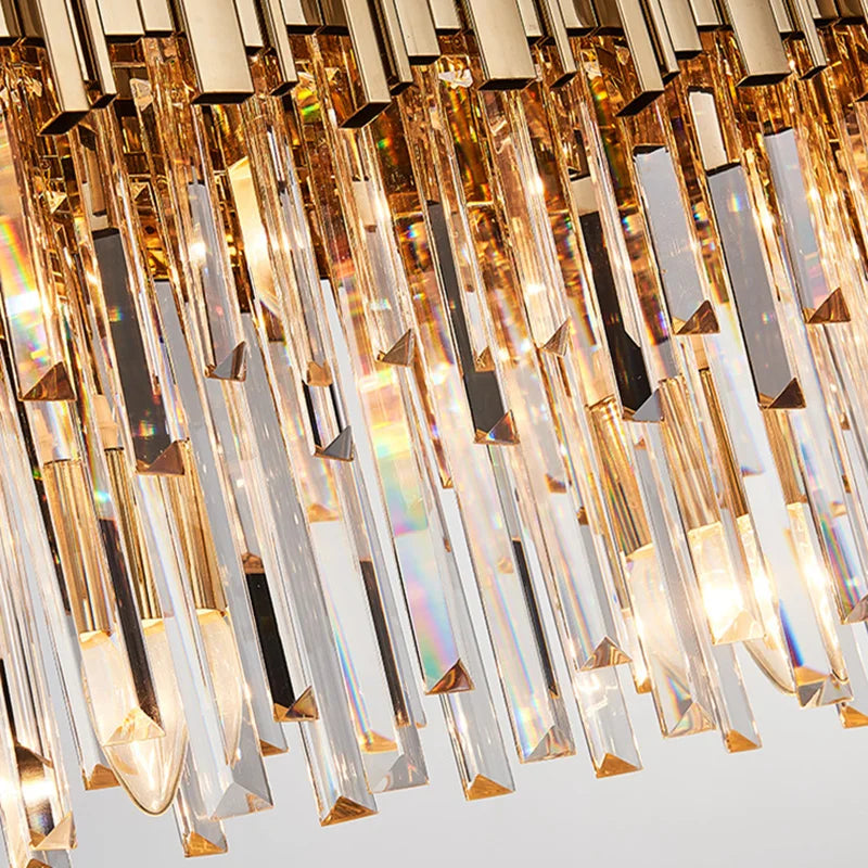Crystal Gold Ceiling Chandelier
