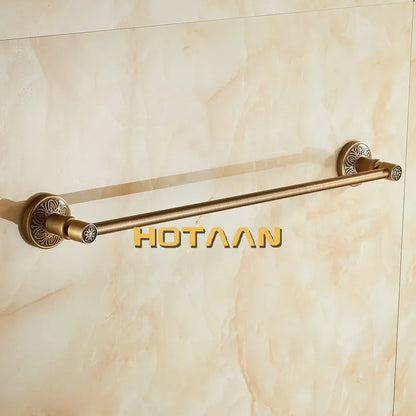 حامل مناشف فردي من DecorBites™ مصنوع من النحاس العتيق، مثبت على الحائط للحمام