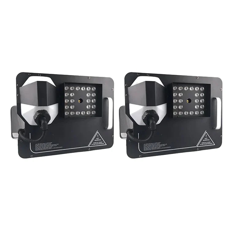 DecorBites™ 1500W RGB 3-in-1 DMX LED Fog Machine with Colorful Effects